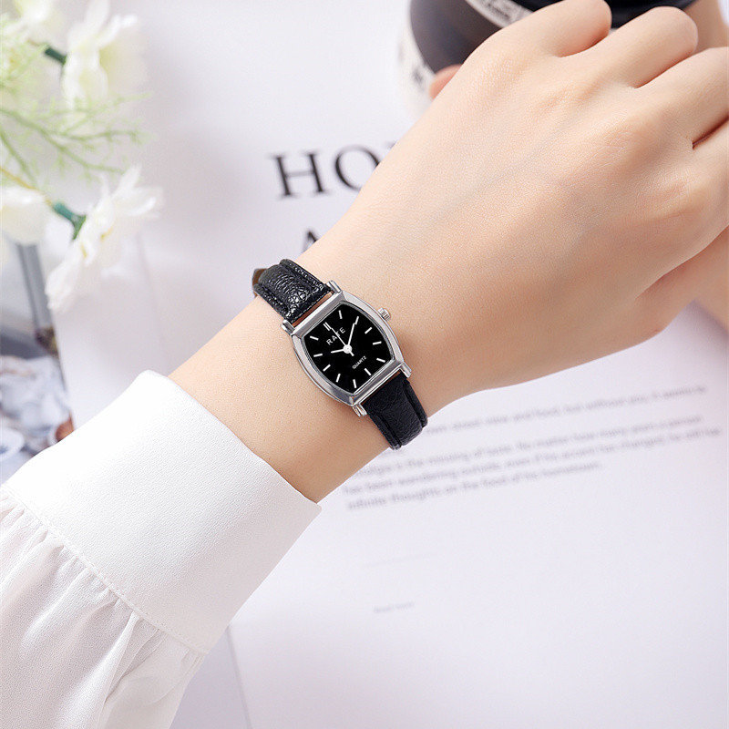 Square plate belt artistic retro women's watch Korean style niche fashion women's quartz watch fashion all-match women's watch_voghion.com
