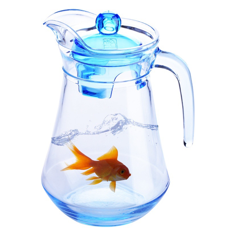 Hervidor de vidrio lemeiya hervidor de agua fría engrosada transparente resistente a altas temperaturas hervidor de agua fría tetera restaurante olla pico de pato al por mayor