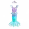 Purple shell sequin skirt + free crown