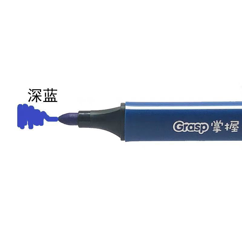 正品の単色のばら売りの三角棒の水彩ペンの大容量の黒色の黄色の大きい赤の緑のピンクの紫色の青い茶色を掌握します。|undefined