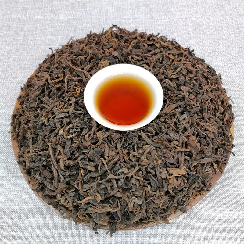 普洱熟茶散茶500g云南茶叶散装冰岛熟普昆明干仓陈年毛料厂家直销