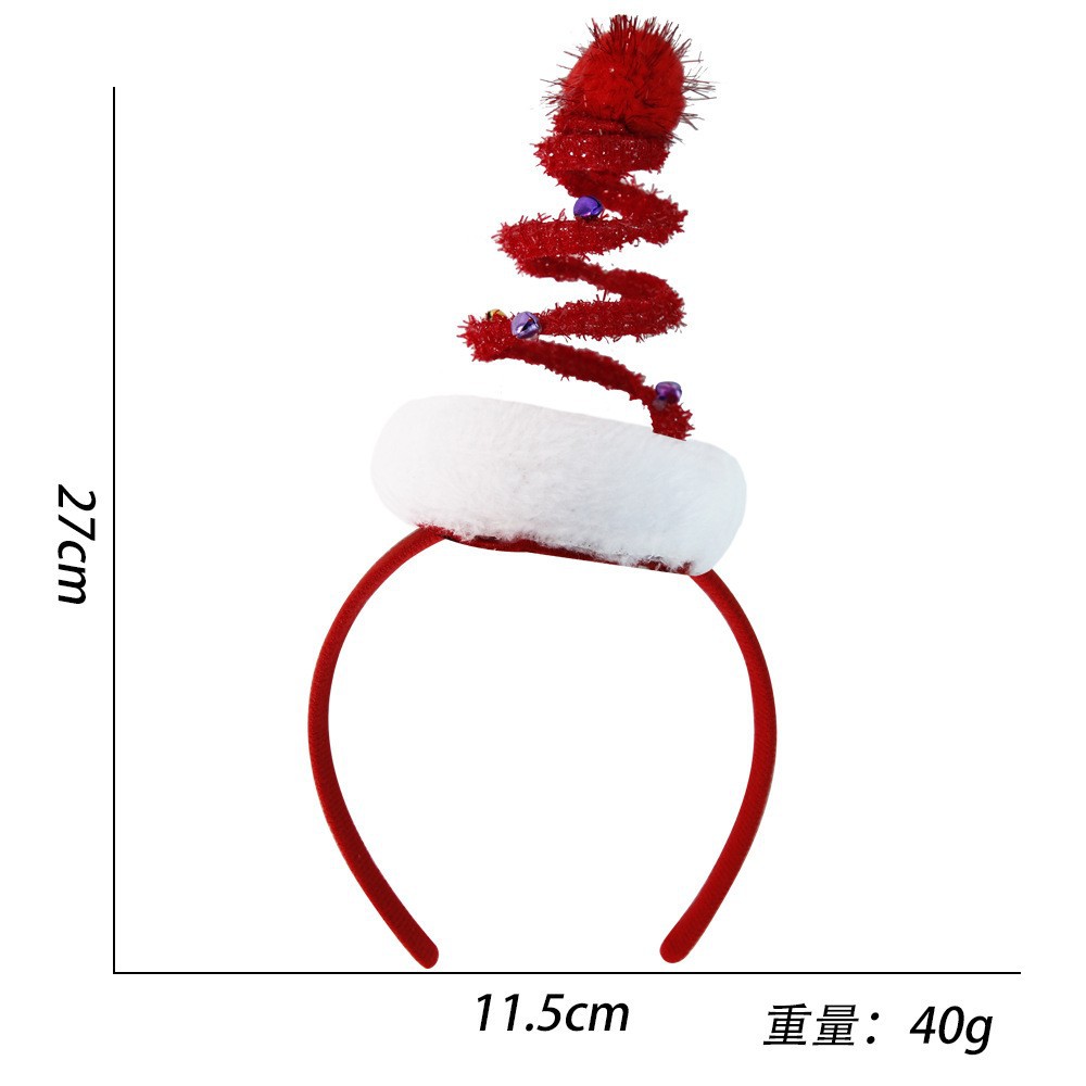 Amazon Navidad Decoración Diadema Sombrero de elfo Tombro Niños Suministros de fiesta para adultos Santa Claus Piernas Diadema image 14