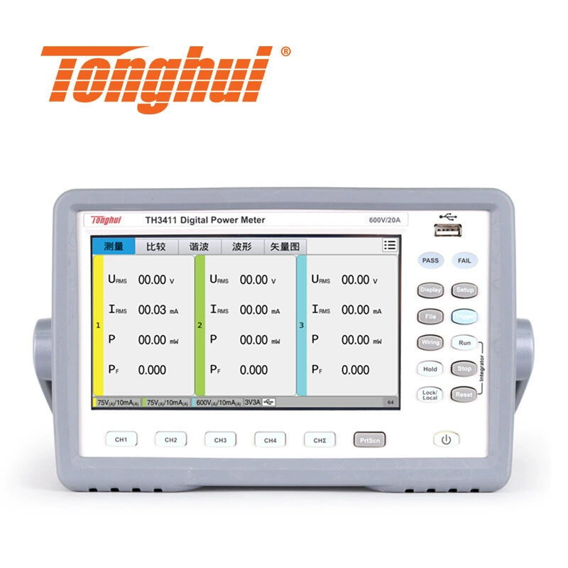 Tonghui TH3422 многоканальный цифровой измеритель мощности TH3411 тест встроенной операционной системы TH3421