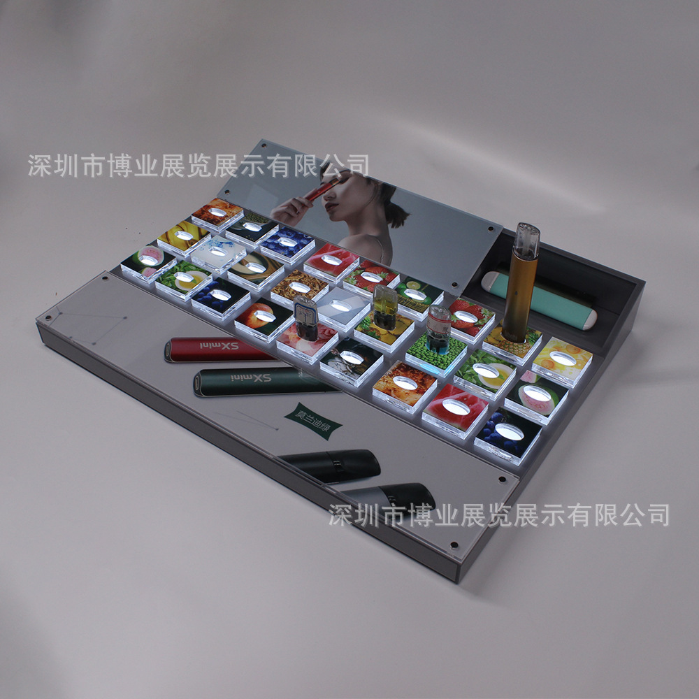 亚克力展示架雾化器陈列架电子产品实体店展柜展示亚克力展示道具