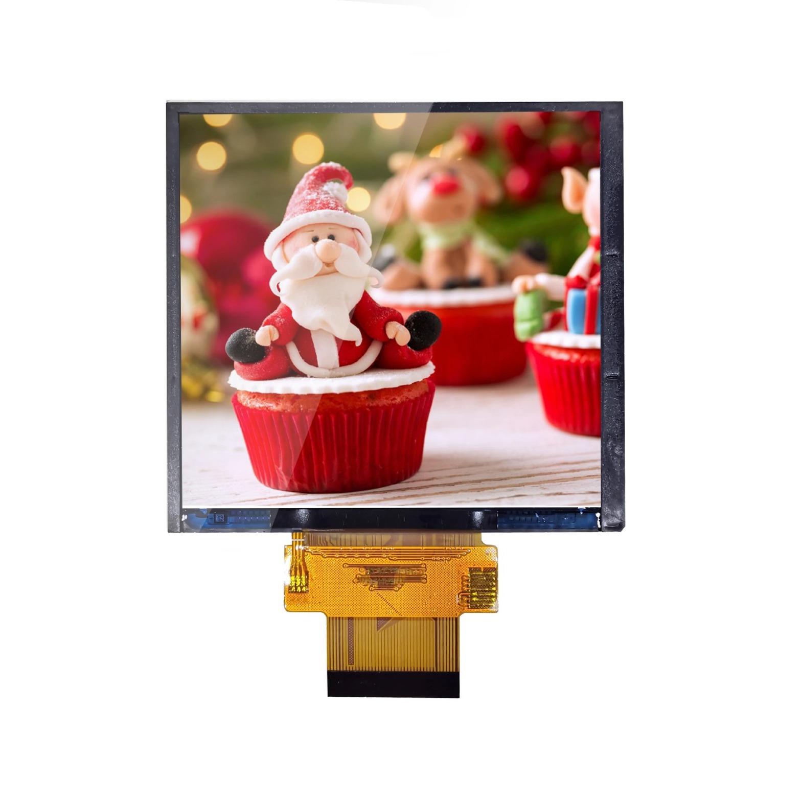 3.4英寸480*480液晶显示屏模组40pinMIPI接口高分辨率