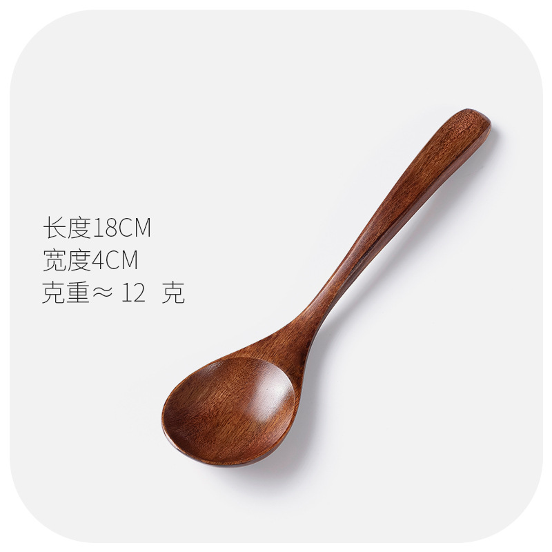 Cuchara de madera cuchara de sopa al por mayor cuchara de arroz para el hogar cuchara de postre cuchara de madera para niños cuchara de alto valor de color cuchara nueva cuchara de estilo chino