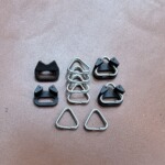 背带扣单反相机背带转接304不锈钢三角套环微单数码相机配件套件