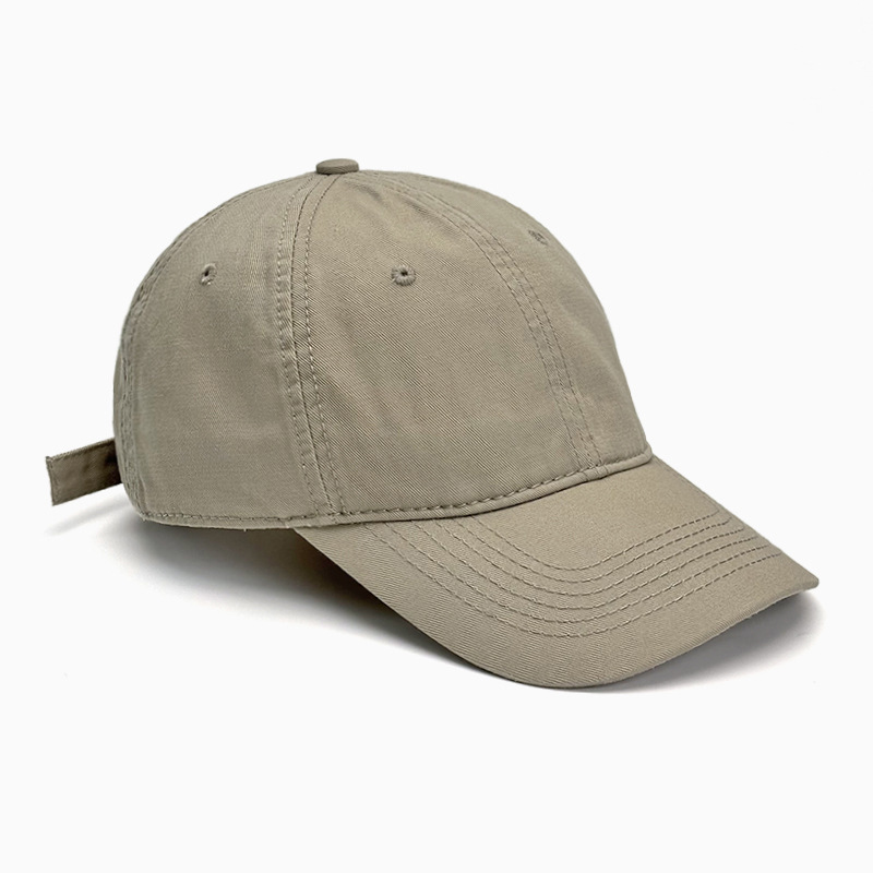 Casquette de baseball unisexe oversize en coton doux, visière incurvée, protection solaire, style décontracté streetwear, sport et festif rétro._voghion.com