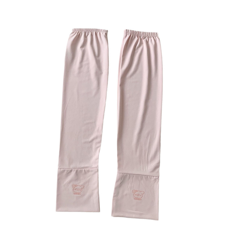 Mangas de protección solar de seda de hielo para mujer, verano al aire libre, brazos, mangas de hielo, guantes, una pieza, mangas de hielo de nailon, mangas de protección solar, al por mayor