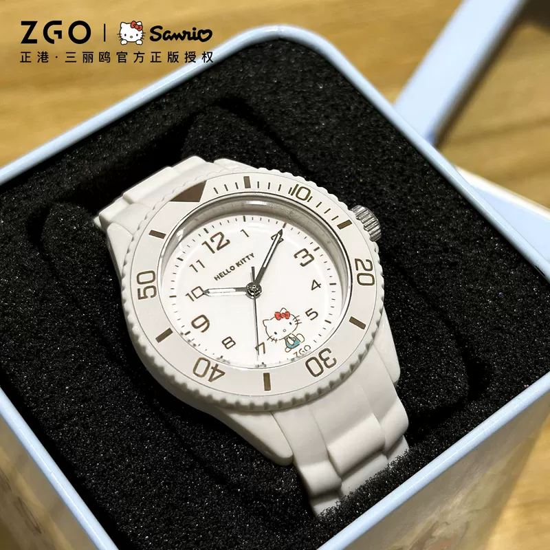 Sanrio, hello kitty, waterproof quartz watch