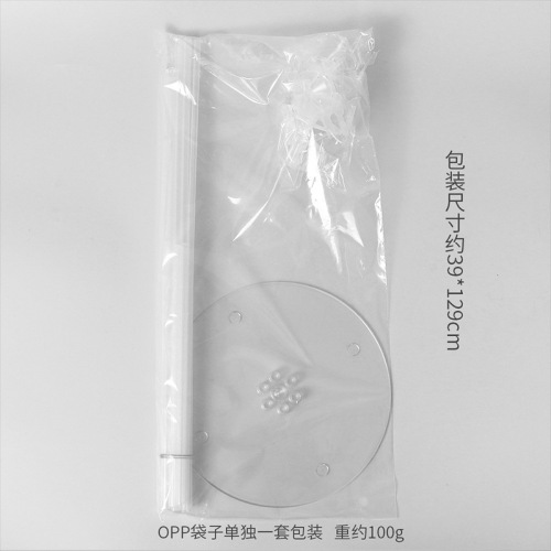 New table floating balloon transparent bracket wedding birthday party scene layout table floating balloon column tow bar floor floating