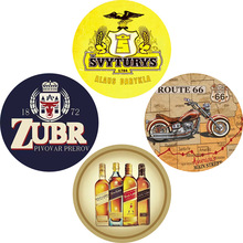 哇噢风金属海报经典品牌装饰画跨境亚马逊temu金属铝板画可代发