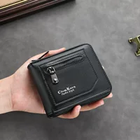 Трансграничные горячие продажи мужские кошельки короткие карточки бумажники бумажник бумажник бумажник на молнии мужской кошелек wallet