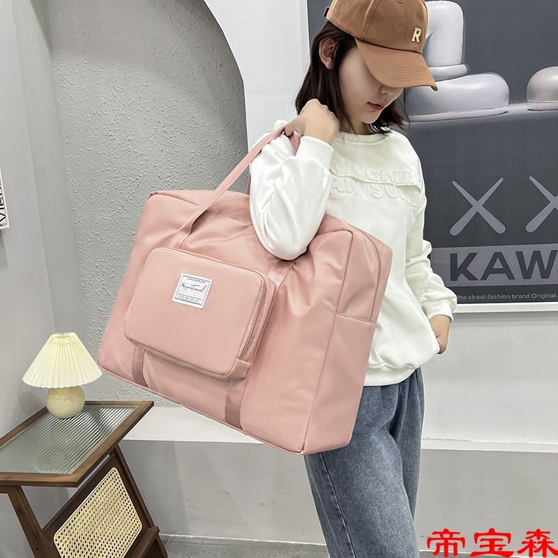 2022 new pattern fold Travelling bag capacity light portable pregnant woman Expectant package Short Luggage bag Storage bag