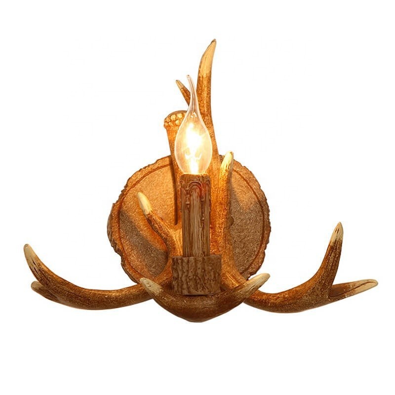 HEIKESZ Wall Light Vintage Industrial Style Corridor Sconce Nordic Study Bedside Lamp Homestay Decor