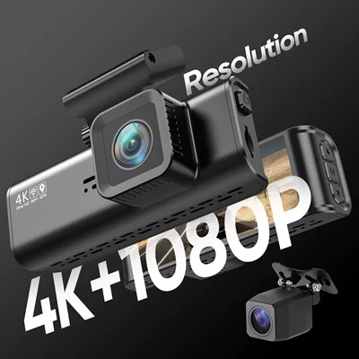 V56 3.18 "Screen 4K 1080P Driving Recorder REDTIGER F7N Optimized Driving Record wifi