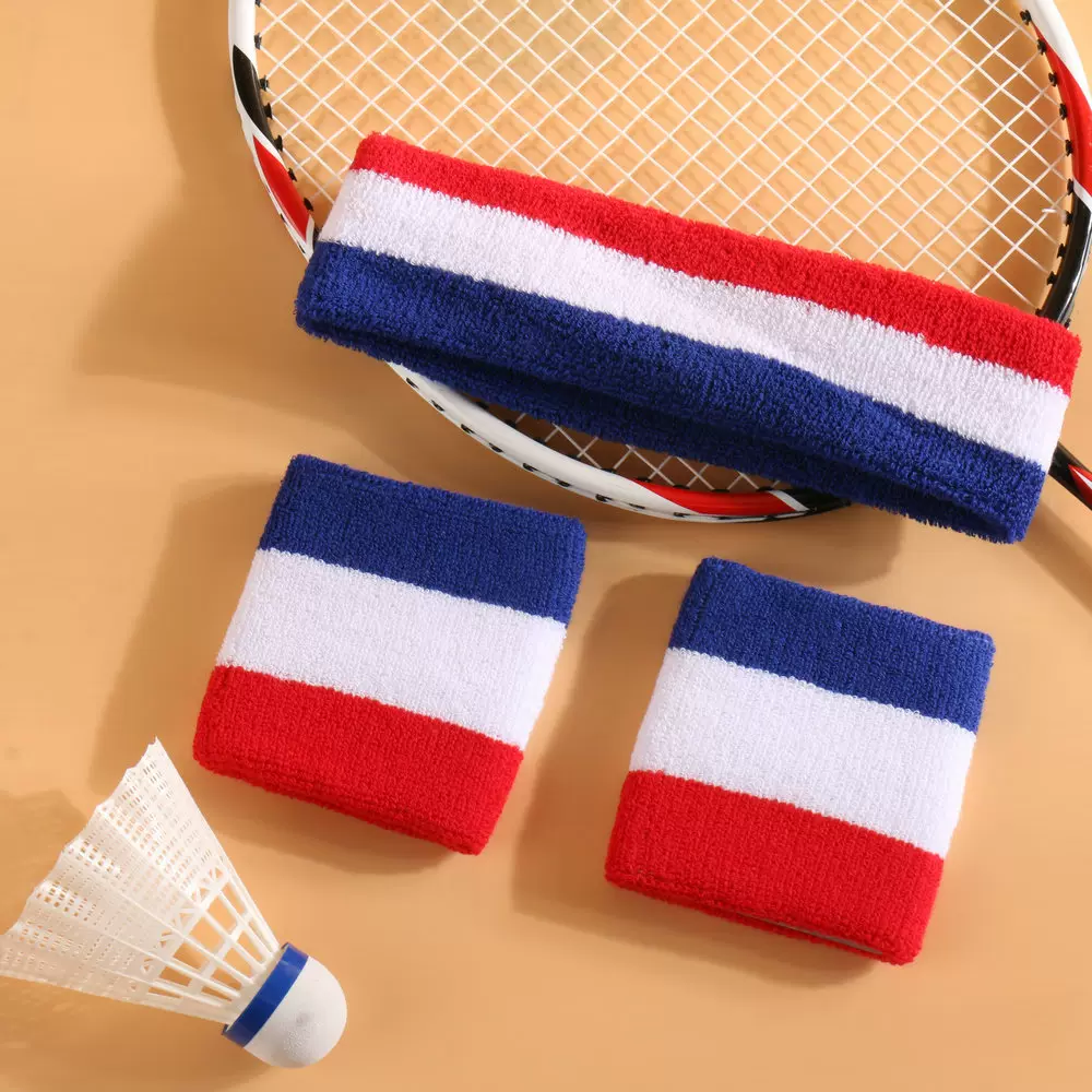 厂家定 制户外篮球运动涤棉护腕 冬季运动加厚保暖毛巾布护腕批发