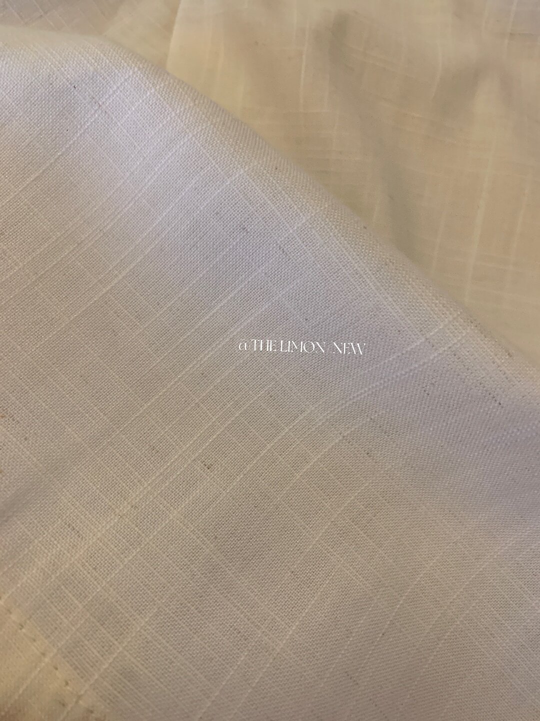 Quần ống rộng nữ vải linen phối cotton dáng suông mùa hè — Xám gạo, Xanh xám nhạt, Xanh đen, Cam bí ngô chi tiết 17