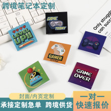 创意游戏主题迷你笔记本定做便携口袋本定制彩页记事本跨境热销款