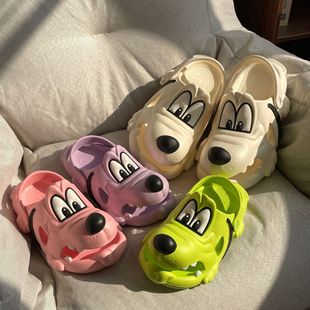 Parent-Child Garden shoes cross-border new platform couple sandals closed toe children's hole shoes