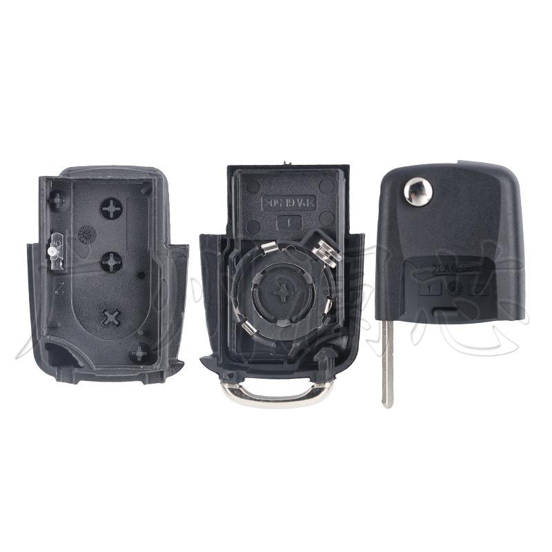 Suitable for Volkswagen 2-Key 3-Key 4-Key Golf Passat Jetta Sharan Foldableing Smart Remote Control Car Key Shell