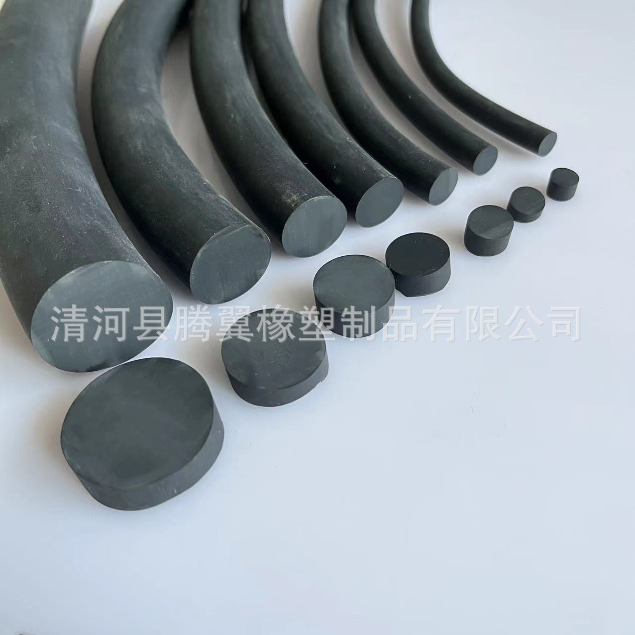 现货圆柱橡胶棒塞缝橡胶圆棒耐油塑胶圆形胶条防水