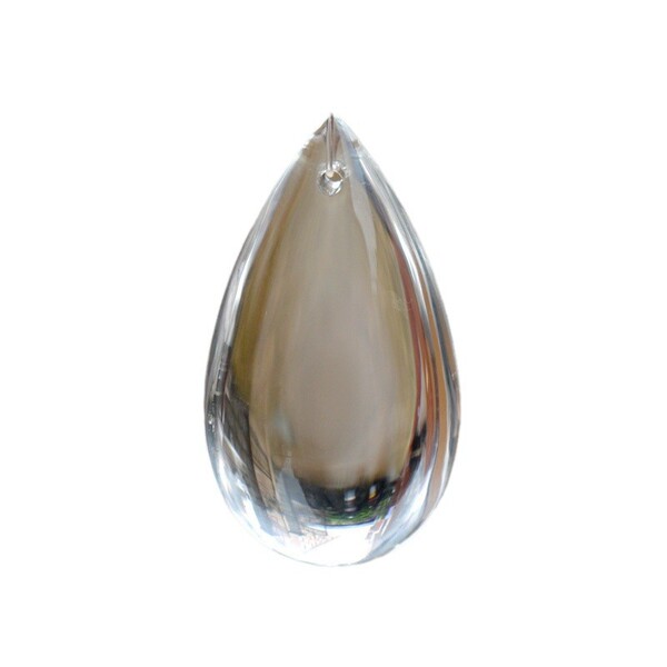 transparent pendant drop-shaped