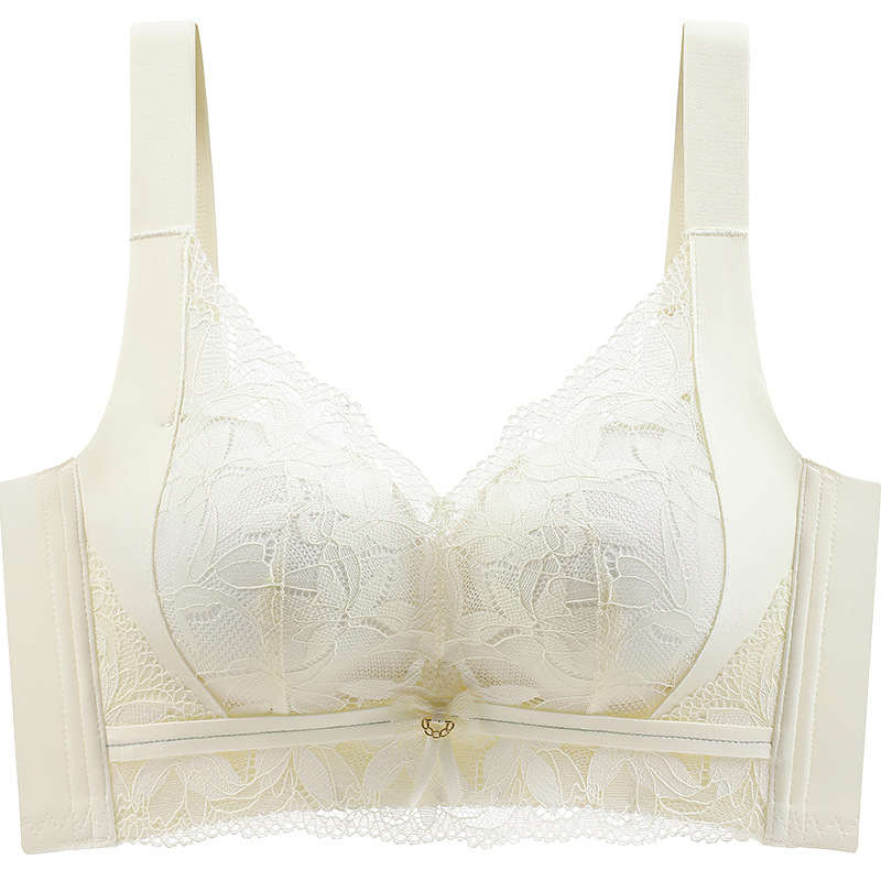 La misma ropa interior de belleza urbana, los senos pequeños de las mujeres se juntan para mostrar un gran anti-caída, los senos secundarios no tienen aros de acero, texto de encaje ajustable