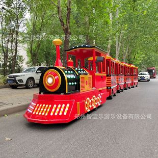 Trackless Small Train Amusement Equipment Scenic Spot Sightseeing Trackless Small Train Amusement Equipment Export Quality