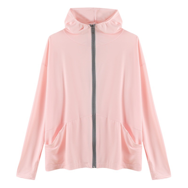 2023 hielo de seda delgada transpirable fresco ropa de protección solar para las mujeres verano nuevo todo-fósforo protección UV ciclismo protección solar abrigo