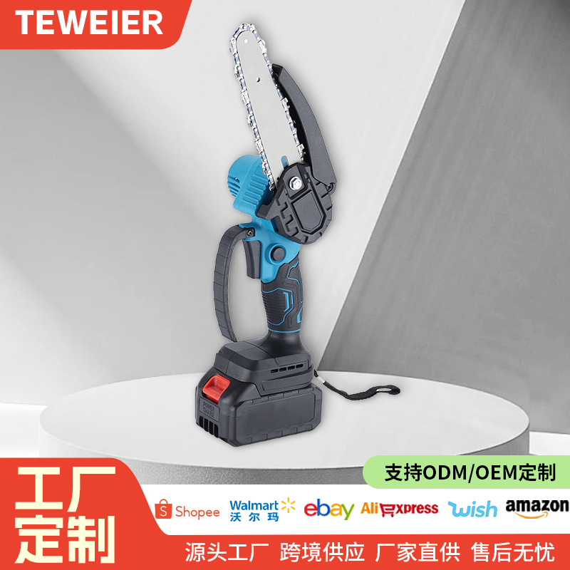 Fábrica personalizada comercio exterior multifuncional 4 pulgadas mini sierra transfronteriza doméstica 6 pulgadas jardín sierra de alta potencia sierra de cadena eléctrica