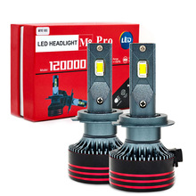 跨境新款M8pro汽车led大灯H4高亮聚光大功率远近光通用改装H7车灯