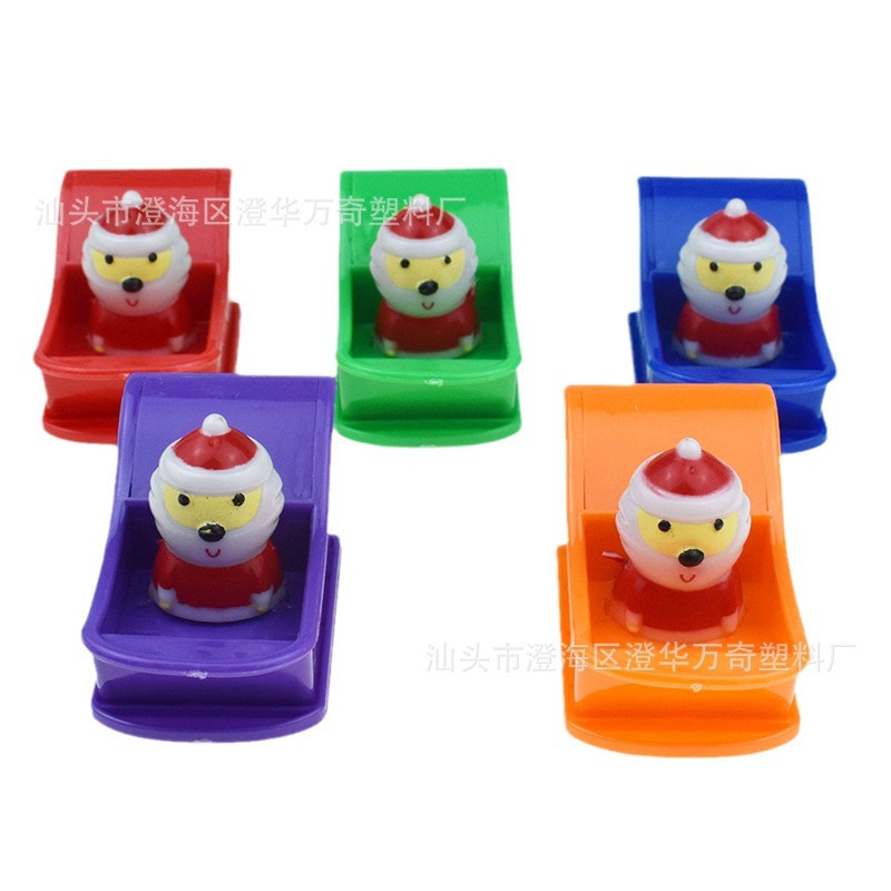Cross-border Christmas Resurrection Huili Car for the Elderly Snowman Style Inertia Children's Educational Toys