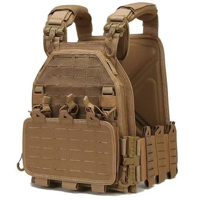 Chaleco táctico multifuncional nuevo conjunto de desmontaje rápido de camuflaje 6094 chaleco entrenamiento al aire libre CS militar fan equipo de campo image 3