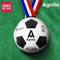 Футбольный мяч Deli Angnet F1203 для взрослых и детей, износостойкий тренировочный и матчевый мяч, футбольный мяч 5 размера, сшитый на машинке, для уличных ларьков.