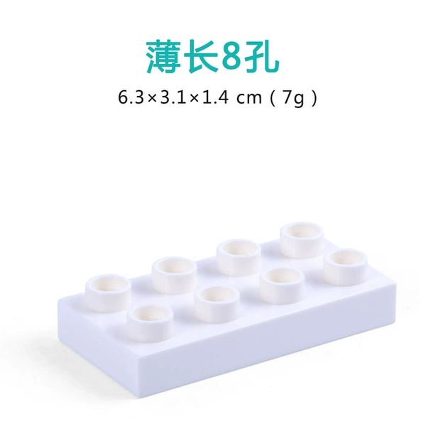 Thin 8 holes-white