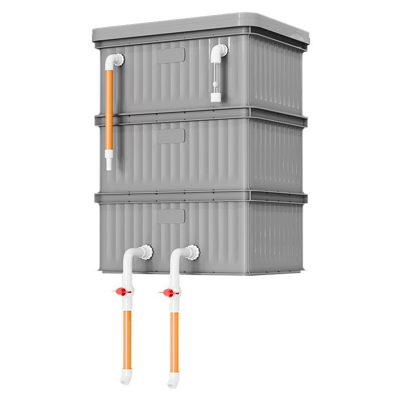 Fish tank turnover box water purification circulation system filter box fish pond drip box turtle raising filter swamp box aquarium 5