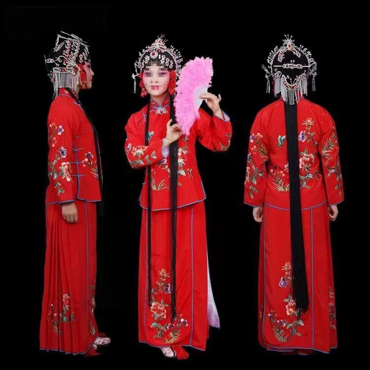 Драматические принадлежности Оперный костюм Huadan Girl Xiao Dan Yi Xiao Yi, юбка и юбка