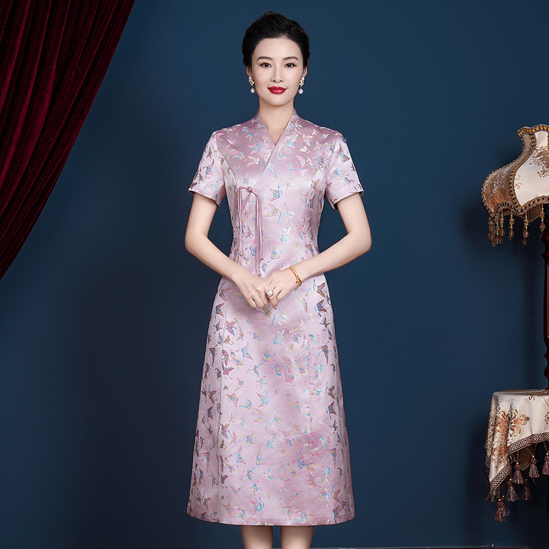 Cheongsam wedding banquet high-end mother's dress can be worn at…