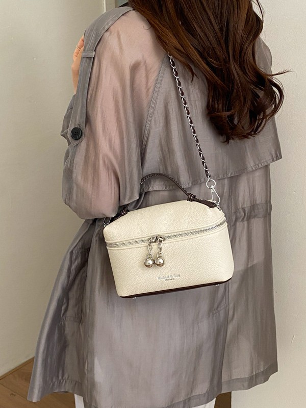 Bolso de mano de alto nivel de estilo occidental para mujeres 2026 nuevo nicho bolso de caja de lujo ligero bolso de hombro de cadena universal