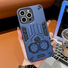 适用三星S25FE盔甲防摔手机壳S26指环精孔S26 Ultra支架S25手机壳
