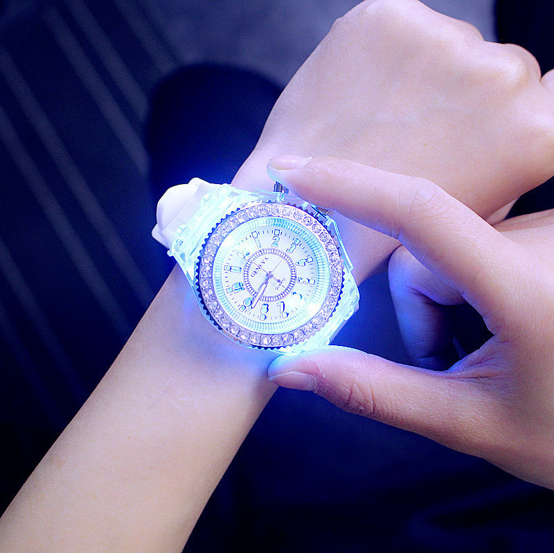 Casual Fluorescente Hebilla Cuarzo Relojes Para Niños display picture 10