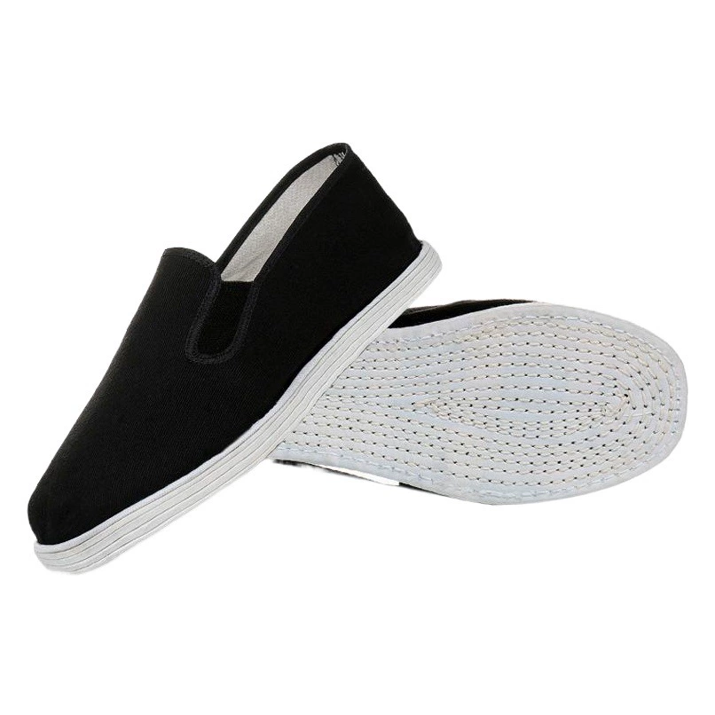 Летняя старая Пекинская Тканевая обувь ручной работы из лазаньи, мужская повседневная Молодежная дышащая полностью тканевая Ретро традиционная Тканевая обувь для мужчин