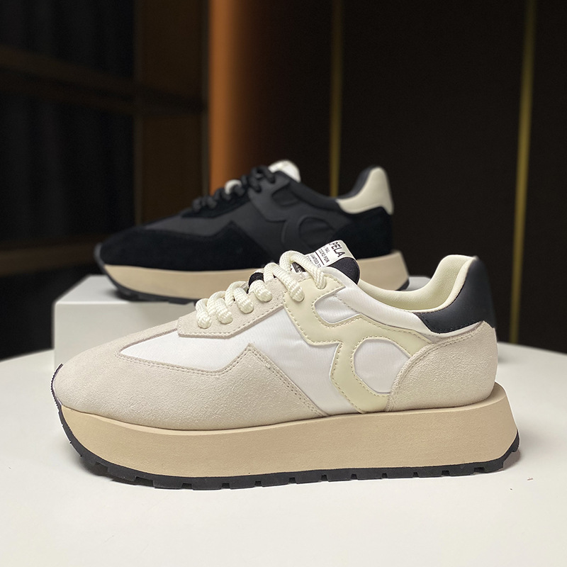 Deutsch Training frauen Echtes Leder Europäische Produkte 2024 Herbst Neue Modische Forrest Gump Schuhe Atmungsaktiv,_voghion.com