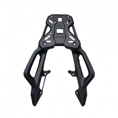 Suitable for Honda Nc750X Tail Rack Aluminum Alloy Integrated Trunk Bracket Armrest Shelf Tail Wing Modification Accessories (Motorcycle tail) - black-62x6012