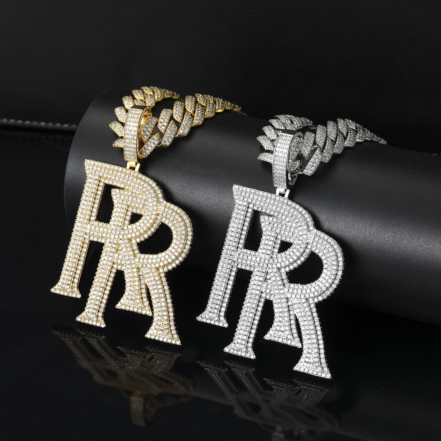 Qiji Jewelry European and American Necklace Men's RoddyRicch Same…
