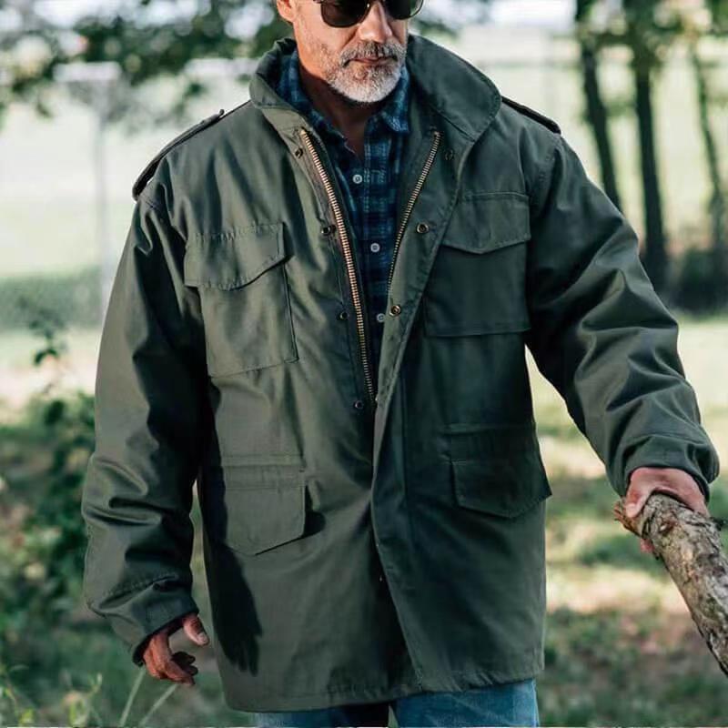 shopify Independent Station Amazon Explosions Men's European and American Military Coat Coat Coat shopify Independent Station Amazon Explosions Men's European and American Military Coat Coat Coat