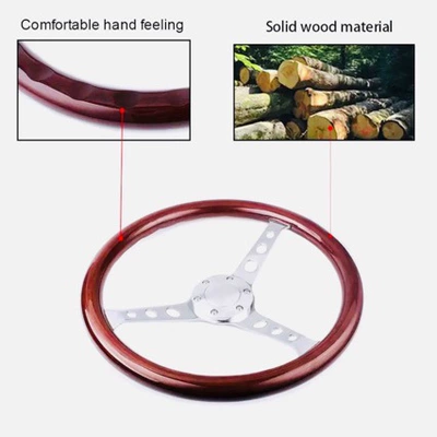 Steering Wheel Solid Wood Steering – Steering wheel