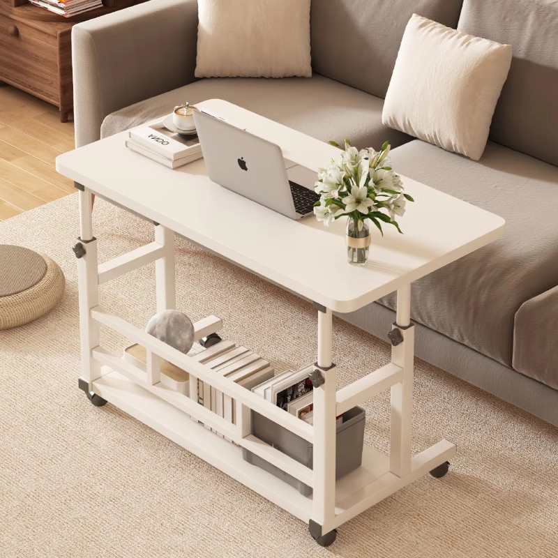 Mesa de noche extraíble, sofá, mesa de centro, escritorio de computadora de elevación de apartamento pequeño, escritorio de escritura simple para estudiantes