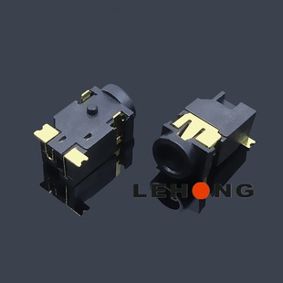 DC-032G-080 board front plug back gold/high temperature environmental protection copper/DC power socket/DC DC socket